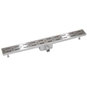Tectake 401279 channel drain, stainless steel - 90 cm