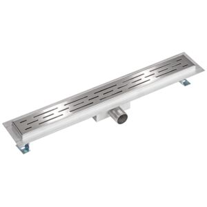 Tectake 401271 channel drain made of stainless steel - low - 60 cm