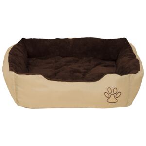 Tectake 401420 dog bed foxi made of polyester - 80 x 60 x 18 cm