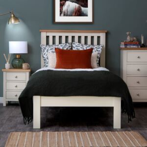 Salisbury Ivory Painted Oak 3ft Single Bed Frame