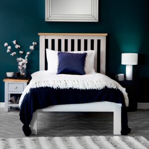 Salisbury Grey Painted Oak 3ft Single Bed Frame