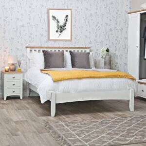 Gloucester White Painted Oak 5ft King Size Bed Frame