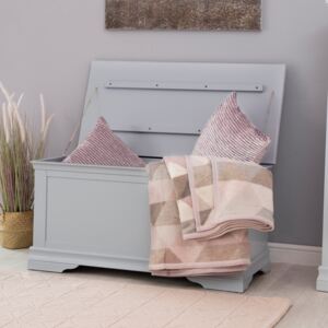 Florence Grey Painted Blanket Box