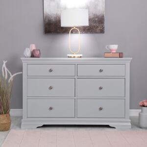 Florence Grey Painted 6 Drawer Chest