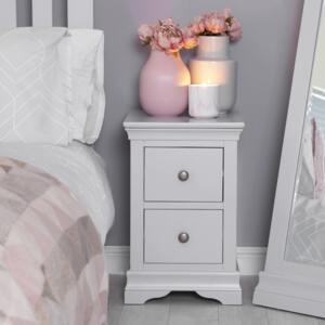 Florence Grey Painted Bedside Cabinet