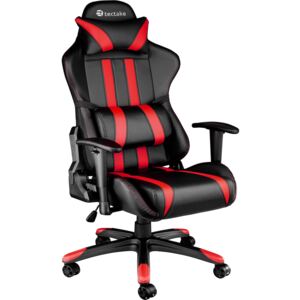 Tectake 402030 gaming chair premium - black/red