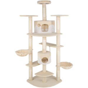 Tectake 402108 cat tree nelly - beige/white