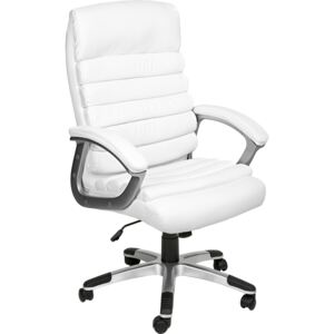 Tectake 402151 office chair paul - white