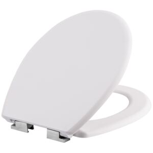 Tectake 402256 toilet seat with design - white