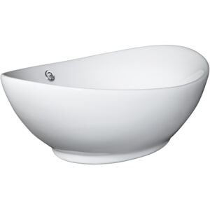 Tectake 402572 bathroom sink top piece ceramic - white