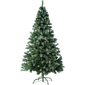 Tectake 402822 christmas tree artificial - 180 cm, 705 tips and pine cones, green