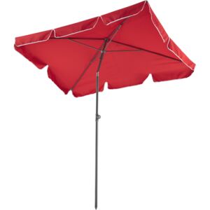 Tectake 403138 parasol vanessa - burgundy