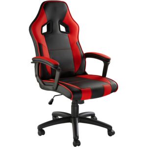 Tectake 403192 gaming chair senpai - black/red