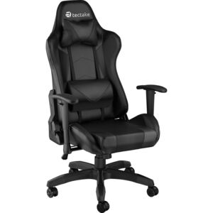 Tectake 403209 gaming chair twink - black