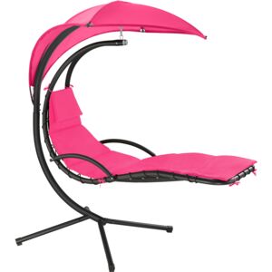 Tectake 403435 garden swing chair maja - pink