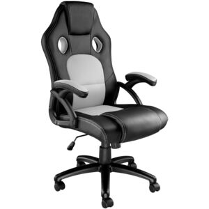 Tectake 403467 tyson office chair - black/grey