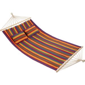 Tectake 403568 eden hammock - colourful stripes