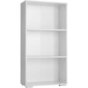 Tectake 403606 lexi bookcase with 3 shelves - white