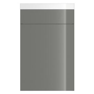 House Beautiful Ele-ment(s) Gloss Grey Wall Mounted Cloakroom Vanity with Basin