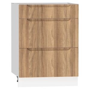 FURNITOP Lower Kitchen Cabinet ZOYA D60 S/3 natural wood