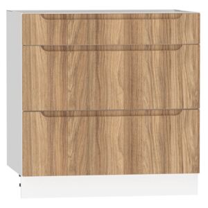 FURNITOP Lower Kitchen Cabinet ZOYA D80 S/3 natural wood