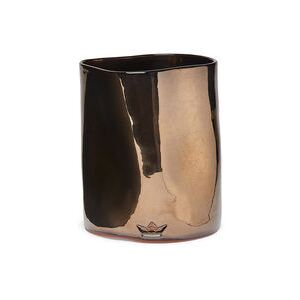 Bosselé Utensils pot - / Vase - Ø 14.5 x 19 cm - Ceramic by Dutchdeluxes Copper/Metal