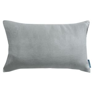 House Beautiful Velvet Linen Cushion - Siver - 30x50cm