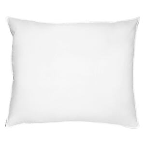 Bed Pillow White Cotton Duck Down and Feathers 50 x 60 cm Medium Soft Beliani