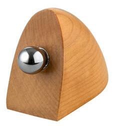 Magnetic photo holder - / Alessi 100 Values ​​Collection by Alessi Natural wood