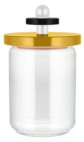 / By Ettore Sottsass - 100 cl Airtight jar - / Alessi 100 Values ​​Collection by Alessi Yellow