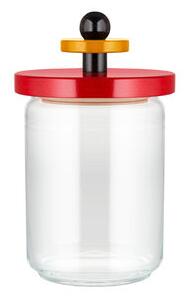 / By Ettore Sottsass - 100 cl Airtight jar - / Alessi 100 Values ​​Collection by Alessi Red