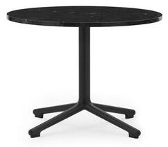 Lunar Coffee table - / Ø 60 x H 45 cm - Black marble by Normann Copenhagen Black