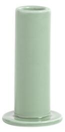 Tube Medium Candle stick - / H 10 cm - Ceramic by Hay Green