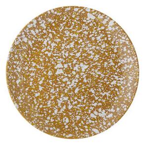 Carmel Dessert plate - / Ø 21 cm - Sandstone by Bloomingville Yellow