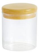 Medium Airtight jar - / Ø 10 x H 12 cm - 0.6 L / Glass by Hay Yellow