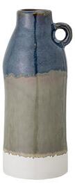 Kar Vase - / Ceramic - Ø 11 x H 26 cm by Bloomingville Blue