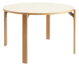 Rey Round table - / By Bruno Rey x Dietiker, 1971 - Ø 128.5 cm by Hay Beige