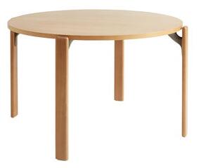 Rey Round table - / By Bruno Rey x Dietiker, 1971 - Ø 128.5 cm by Hay Natural wood