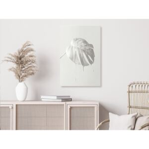 Canvas Print Other Flowers: Bright Monstera (1 Part) Vertical