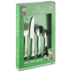 Viners On The Ball 4 Piece Kids Cutlery Set