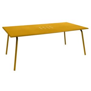 Monceau Rectangular table - / 194 x 94 cm - 8 people by Fermob Yellow