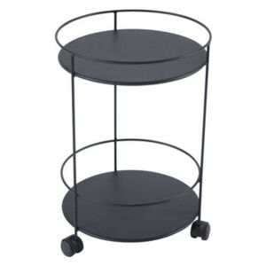 Guinguette Trolley - / with casters - Ø 40 x H 62 cm by Fermob Grey