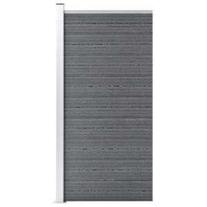 VidaXL Fence Panel WPC 95x186 cm Grey