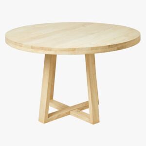 Blonde Round Dining Table - natural