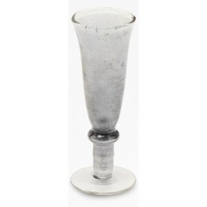 Luxe Recycled Clear Champagne Flute - clear