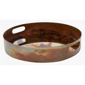 Barware Mirrored Tray - bronze