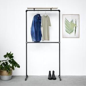 ZIITO DT - Clothes rack with two pipes