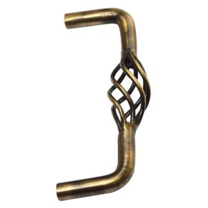 Twyford 96mm Steel Brass Cage Handle - 2 Pack
