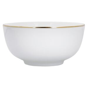 House Beautiful Gold Foil Rimmed Cereal Bowl