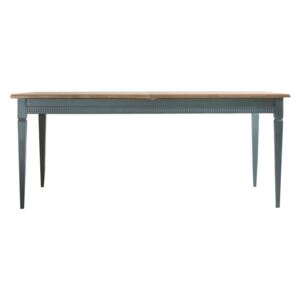 Sienna Extendable Dining Table in Myrtle Green